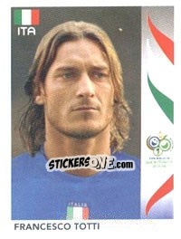 Sticker Francesco Totti - FIFA World Cup Germany 2006 n. 338 - Panini