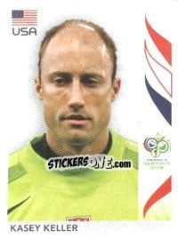 Sticker Kasey Keller - FIFA World Cup Germany 2006 - Panini