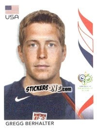 Sticker Gregg Berhalter - FIFA World Cup Germany 2006 - Panini