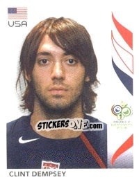 Sticker Clint Dempsey - FIFA World Cup Germany 2006 n. 350 - Panini