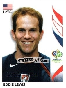 Sticker Eddie Lewis - FIFA World Cup Germany 2006 - Panini