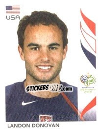 Sticker Landon Donovan - FIFA World Cup Germany 2006 - Panini