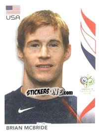 Sticker Brian McBride - FIFA World Cup Germany 2006 - Panini