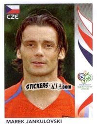 Sticker Marek Jankulovski - FIFA World Cup Germany 2006 - Panini