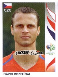 Cromo David Rozehnal - FIFA World Cup Germany 2006 - Panini