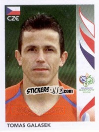 Figurina Tomas Galasek - FIFA World Cup Germany 2006 - Panini