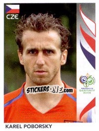 Sticker Karel Poborsky - FIFA World Cup Germany 2006 - Panini