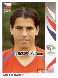 Sticker Milan Baros - FIFA World Cup Germany 2006 - Panini