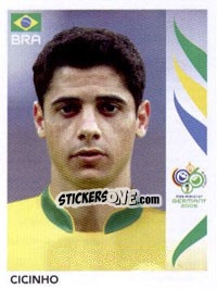Sticker Cicinho - FIFA World Cup Germany 2006 - Panini