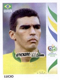 Sticker Lucio - FIFA World Cup Germany 2006 - Panini