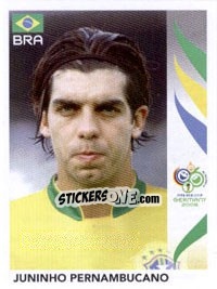 Cromo Juninho Pernambucano - FIFA World Cup Germany 2006 - Panini