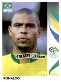 Sticker Ronaldo - FIFA World Cup Germany 2006 - Panini