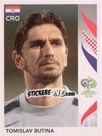 Sticker Tomislav Butina - FIFA World Cup Germany 2006 - Panini
