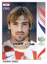 Sticker Dario Simic - FIFA World Cup Germany 2006 - Panini