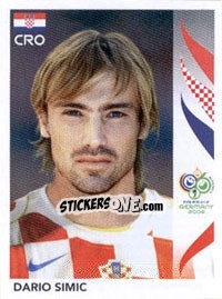 Figurina Dario Simic - FIFA World Cup Germany 2006 - Panini