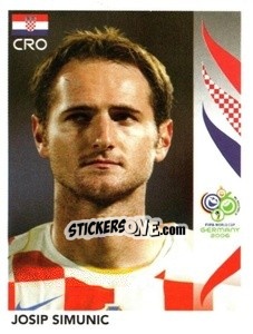 Sticker Josip Simunic - FIFA World Cup Germany 2006 - Panini