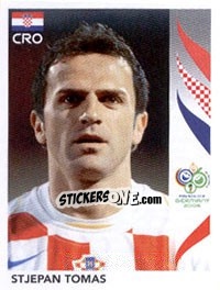 Sticker Stjepan Tomas - FIFA World Cup Germany 2006 - Panini