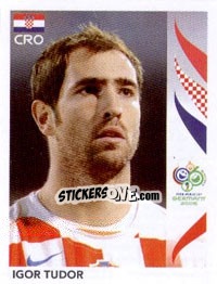 Sticker Igor Tudor - FIFA World Cup Germany 2006 - Panini
