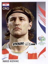 Sticker Niko Kovac - FIFA World Cup Germany 2006 n. 406 - Panini