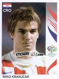 Sticker Niko Kranjcar - FIFA World Cup Germany 2006 - Panini