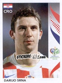 Sticker Darijo Srna - FIFA World Cup Germany 2006 - Panini