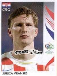 Sticker Jurica Vranjes - FIFA World Cup Germany 2006 - Panini