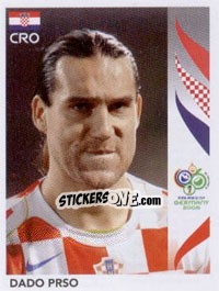 Figurina Dado Prso - FIFA World Cup Germany 2006 - Panini