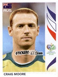 Cromo Craig Moore - FIFA World Cup Germany 2006 - Panini