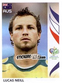 Sticker Lucas Neill - FIFA World Cup Germany 2006 - Panini