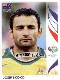 Figurina Josip Skoko - FIFA World Cup Germany 2006 - Panini