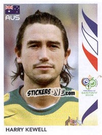 Sticker Harry Kewell - FIFA World Cup Germany 2006 - Panini