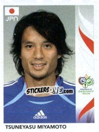 Cromo Tsuneyasu Miyamoto - FIFA World Cup Germany 2006 - Panini