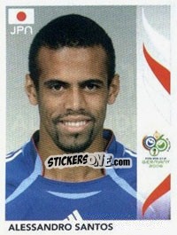 Sticker Alessandro Santos - FIFA World Cup Germany 2006 - Panini