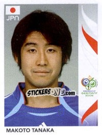 Figurina Makoto Tanaka - FIFA World Cup Germany 2006 - Panini