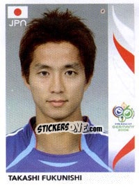 Sticker Takashi Fukunishi - FIFA World Cup Germany 2006 n. 444 - Panini