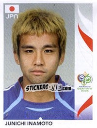 Sticker Junichi Inamoto - FIFA World Cup Germany 2006 n. 445 - Panini