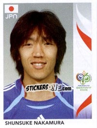 Cromo Shunsuke Nakamura - FIFA World Cup Germany 2006 - Panini