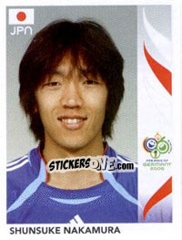 Sticker Shunsuke Nakamura - FIFA World Cup Germany 2006 n. 446 - Panini