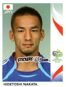 Sticker Hidetoshi Nakata - FIFA World Cup Germany 2006 - Panini