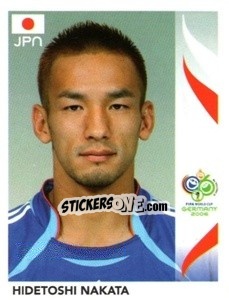 Sticker Hidetoshi Nakata - FIFA World Cup Germany 2006 n. 447 - Panini