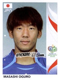 Sticker Masashi Oguro - FIFA World Cup Germany 2006 - Panini