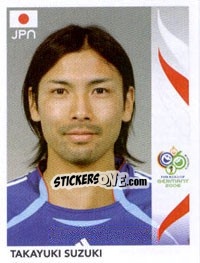 Sticker Takayuki Suzuki - FIFA World Cup Germany 2006 n. 450 - Panini
