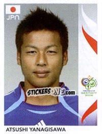 Sticker Atsushi Yanagisawa - FIFA World Cup Germany 2006 - Panini