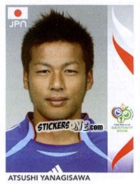 Sticker Atsushi Yanagisawa - FIFA World Cup Germany 2006 n. 453 - Panini