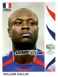 Cromo William Gallas