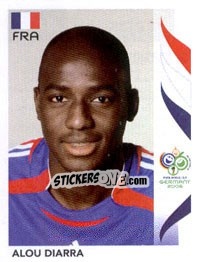 Sticker Alou Diarra - FIFA World Cup Germany 2006 - Panini