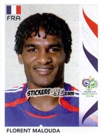 Sticker Florent Malouda - FIFA World Cup Germany 2006 - Panini