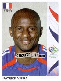 Cromo Patrick Vieira - FIFA World Cup Germany 2006 - Panini