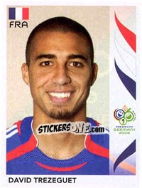 Sticker David Trezeguet - FIFA World Cup Germany 2006 n. 470 - Panini