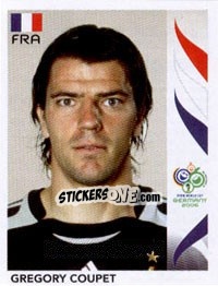 Cromo Gregory Coupet - FIFA World Cup Germany 2006 - Panini
